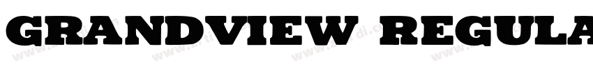 Grandview Regular字体转换